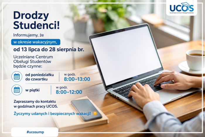 Zmiana godzin obsługi w UCOS